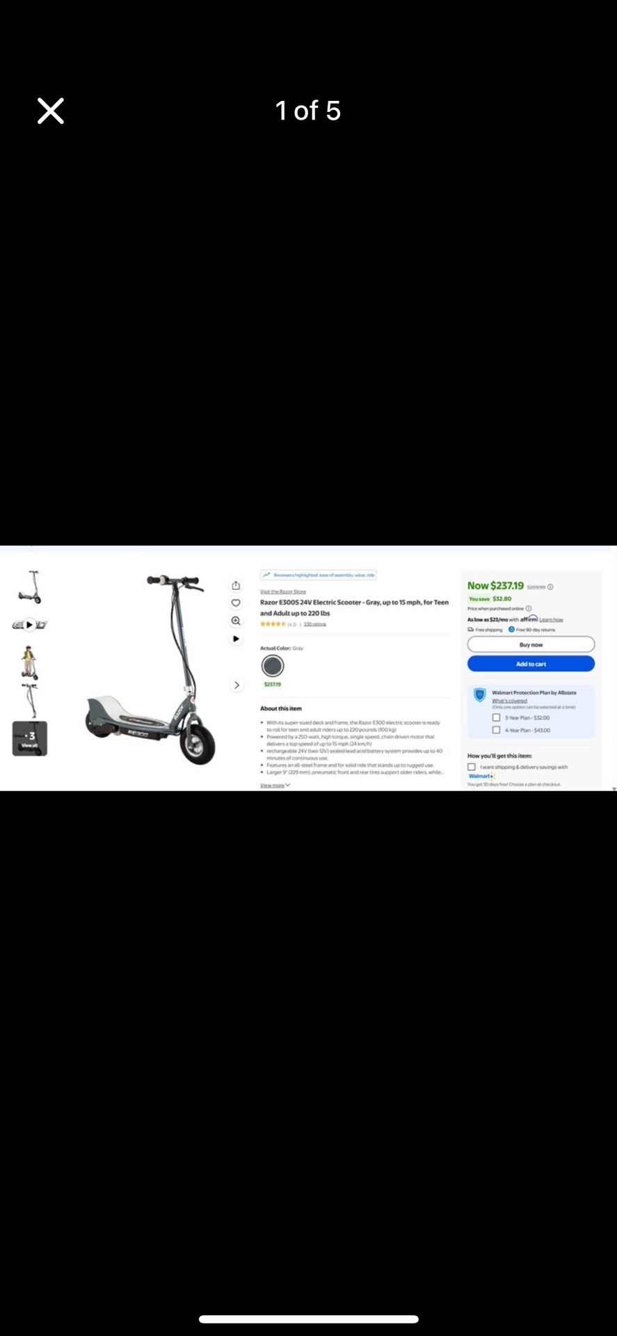Electric Scooter (never used)
