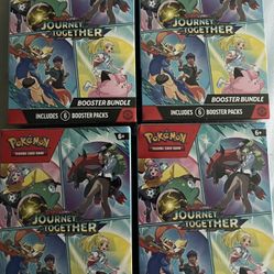 Pokemon Journey Together Booster Bundles
