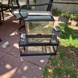 Two Reptile/Pet Enclosures