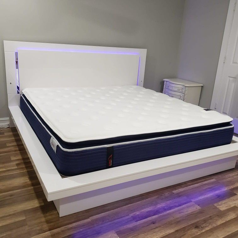 NEW KING LUXURY PILLOW TOP MATTRESS 😊 Available in QUEEN size 👌