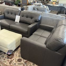 Leather Sofa & Leather Love Seat On Sale