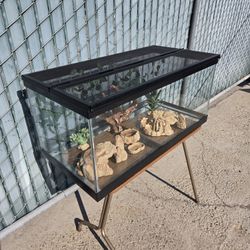 Terrarium 36"L. 17"H. 18"W 