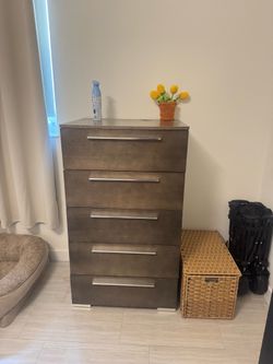 dresser and bedframe