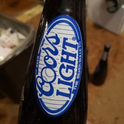 Coors Light Collector Beer Bottle Bats With Cartons 