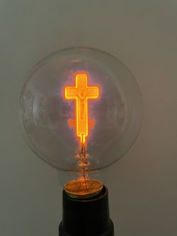 Crucifix Light Bulb