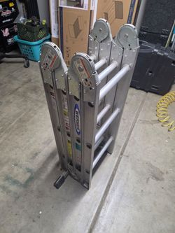 Werner Multi-Position Folding Aluminum Ladder