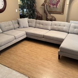 MASSIVE Chaise Lounge Wrap-Around Sectional 
