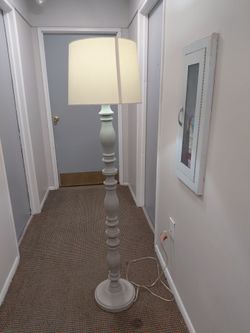 Tall lamp $15 clock $15 pick up 19152 zip is still available