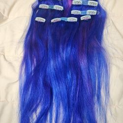 Human Hair 18 Inch Clip In Extensions