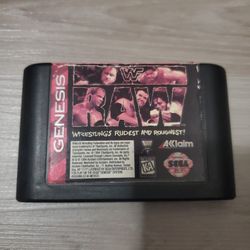 WWF Raw Sega Genesis