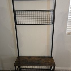 Front Door Shoe and Jacket Rack
