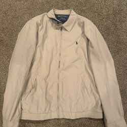 Cream Ralph Lauren Windbreaker Jacket