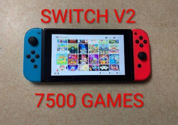 Nintendo Switch V2 with 7500 Games