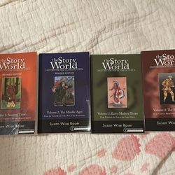 The Story Of The World Books- Volume 1-4