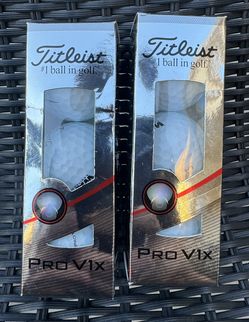 Titleist Pro V1X 6 Golf Balls Two 3-Packs