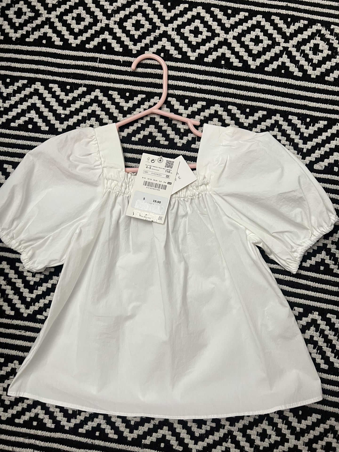 Size 4-5 Girl Zara Shirt 