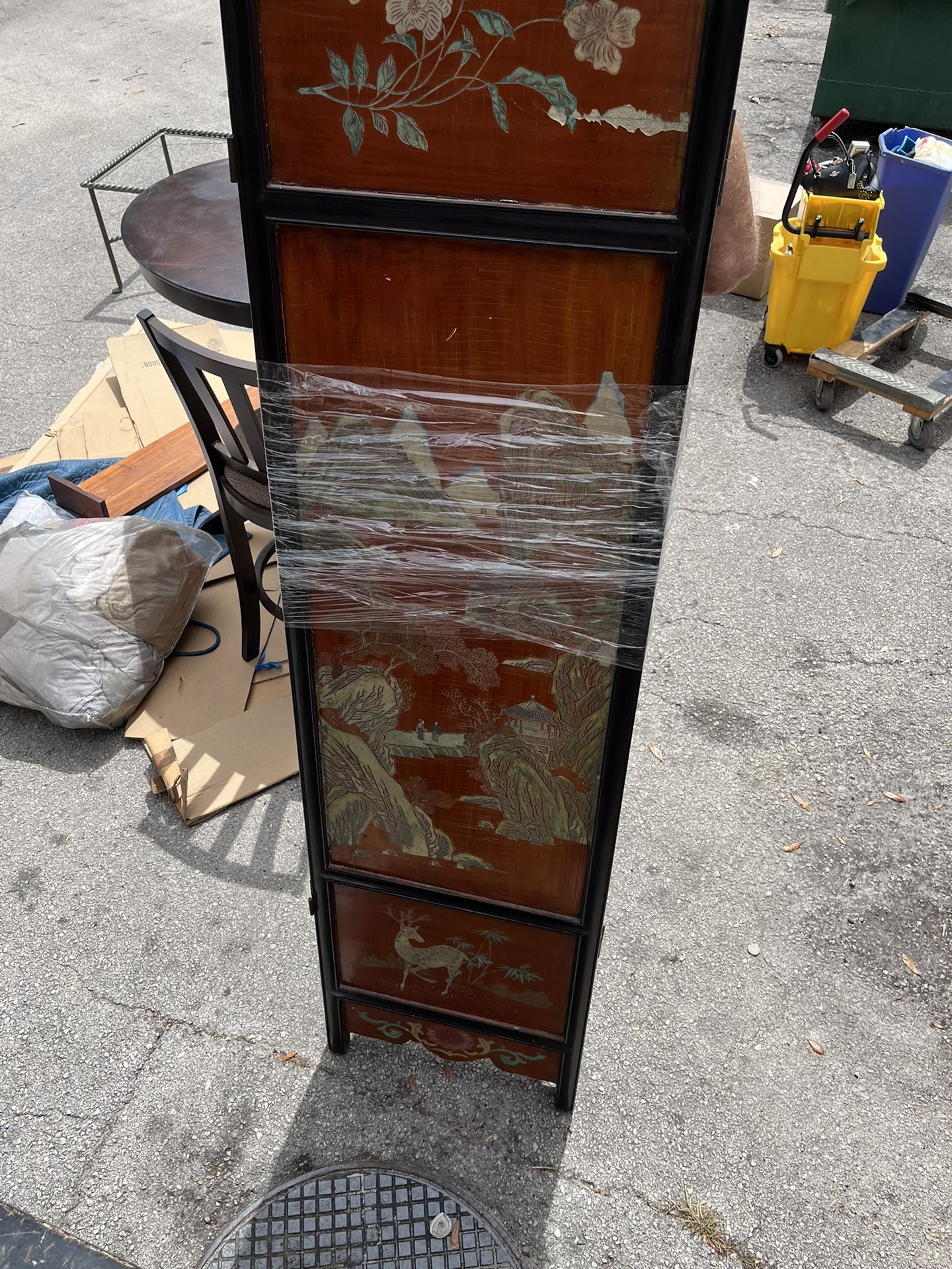 4 Piece Oriental Screen