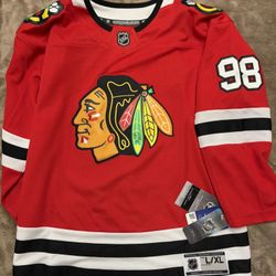 Youth Bedard Blackhawks Jersey L/XL