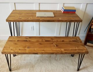 Handcrafted Solid Wood Desk Furniture