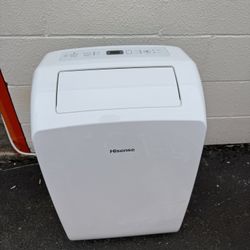 Hisense 8000 BTU DOE 115-Volt Vented Medium Room Smart Portable Air Conditioner Remote Included