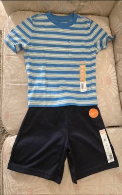 Boy's Shorts And Tee Set Size 5T