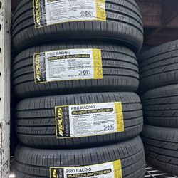 SET OF FOUR NEW TIRES 205/55/17 A PLUS INCLUDING MOUNT AND BALANCE, ASK ME FOR SIZES AND BRANDS 