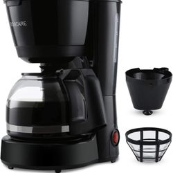 Brand new BOSCARE Coffee Maker, Drip Mini Coffee Machine with Reusable Filter, Strength Control (4 cup)