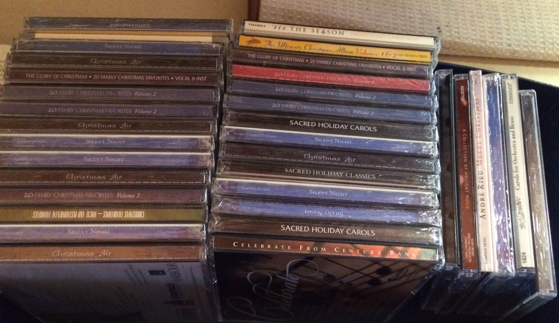 Christmas CD’s, classical music & oldies, DVD