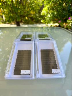 0.07D PREMIUM Eyelash Extensions BRAND NEW 12mm
