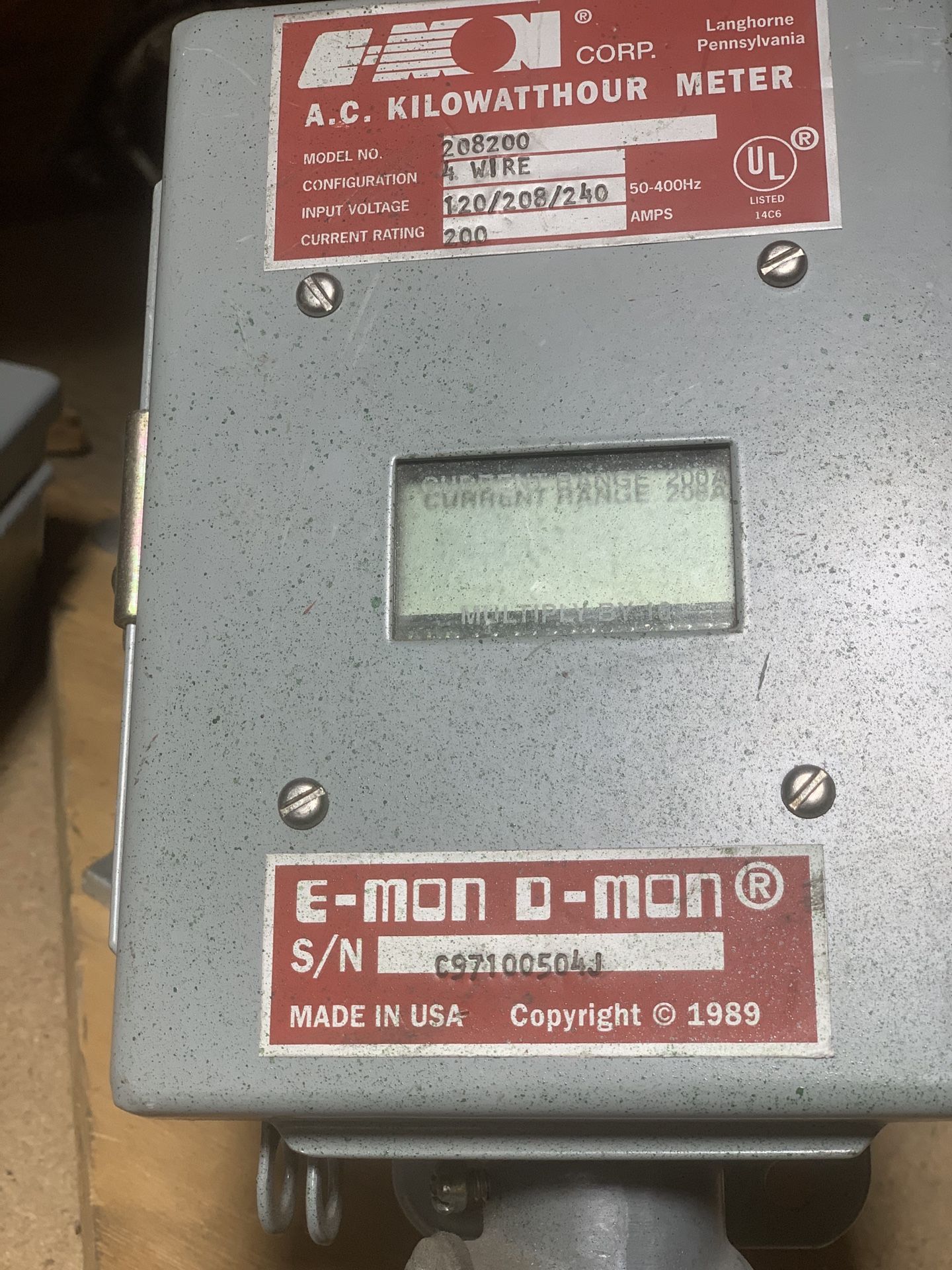 E-MON D-MON METERS (5 of them )