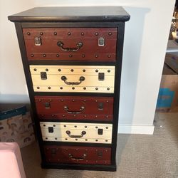 Dresser - 4 Drawer Luggage Facade