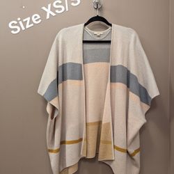 Ladies wraps/ponchos, sweaters, scarves. Most from Chico's & Loft