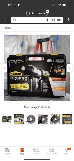 Homax Texpro Texture System Sprayer with Durable Carry Case TP01