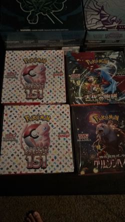 Pokémon Booster boxes ETB EX boxes