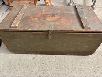 WWII Army Trunk