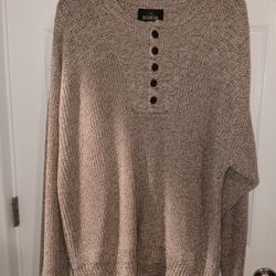 Redhead KHAKI Knitted Sweater XL Size Fits Big. 
