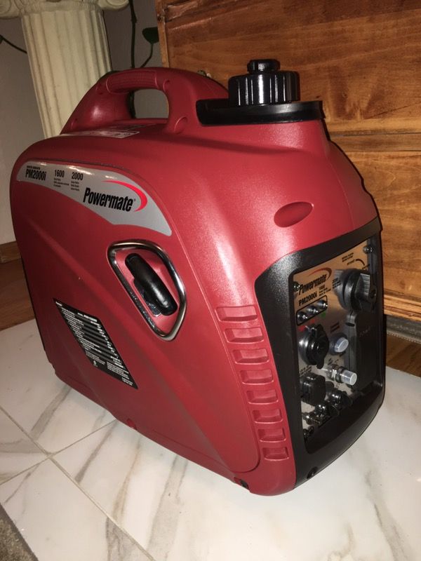NEW Powermate 2000I Portable Inverter Generator Gas Powered PM0152000