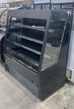 🧊 New Polarman 36" Vertical Black Air Curtain Merchandiser Commercial CoolerNSF ETL