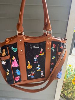 Bradford Exchange Disney “Carry The Magic” Tote Bag Faux Leather Handbag