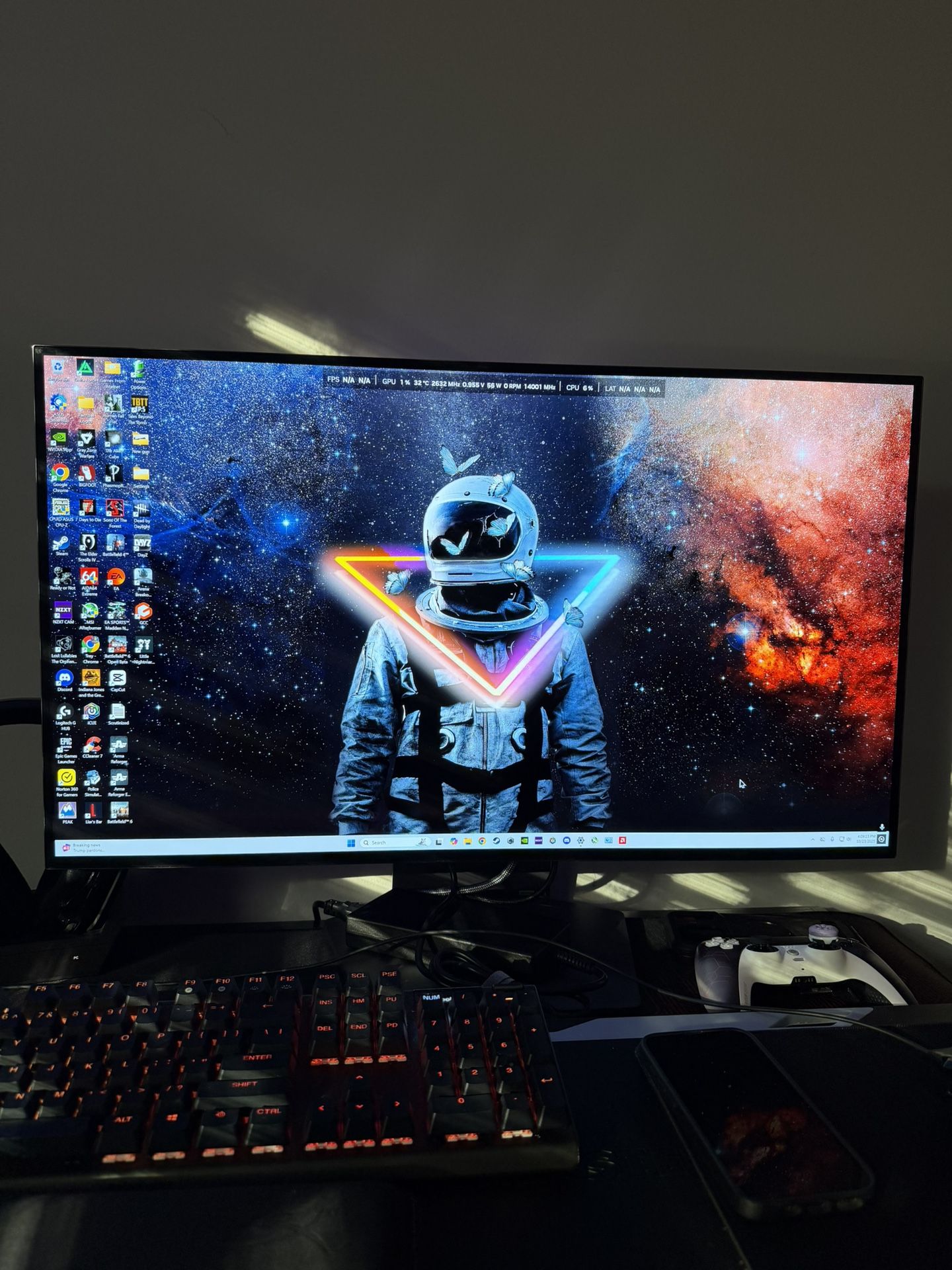 LG UltraGear 32GS95UE-B OLED Dual Mode Gaming Monitor 4K