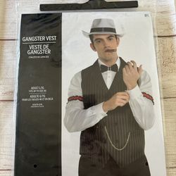 Gangster Vest costume adult size L/XL