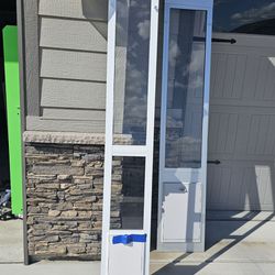 Slider Dog Door Fairly New For Medium Size Pets