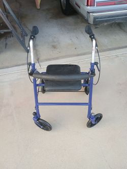 Drive, never used 10257bl rollator walker.