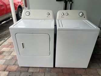 Amana Washer And Dryer Set