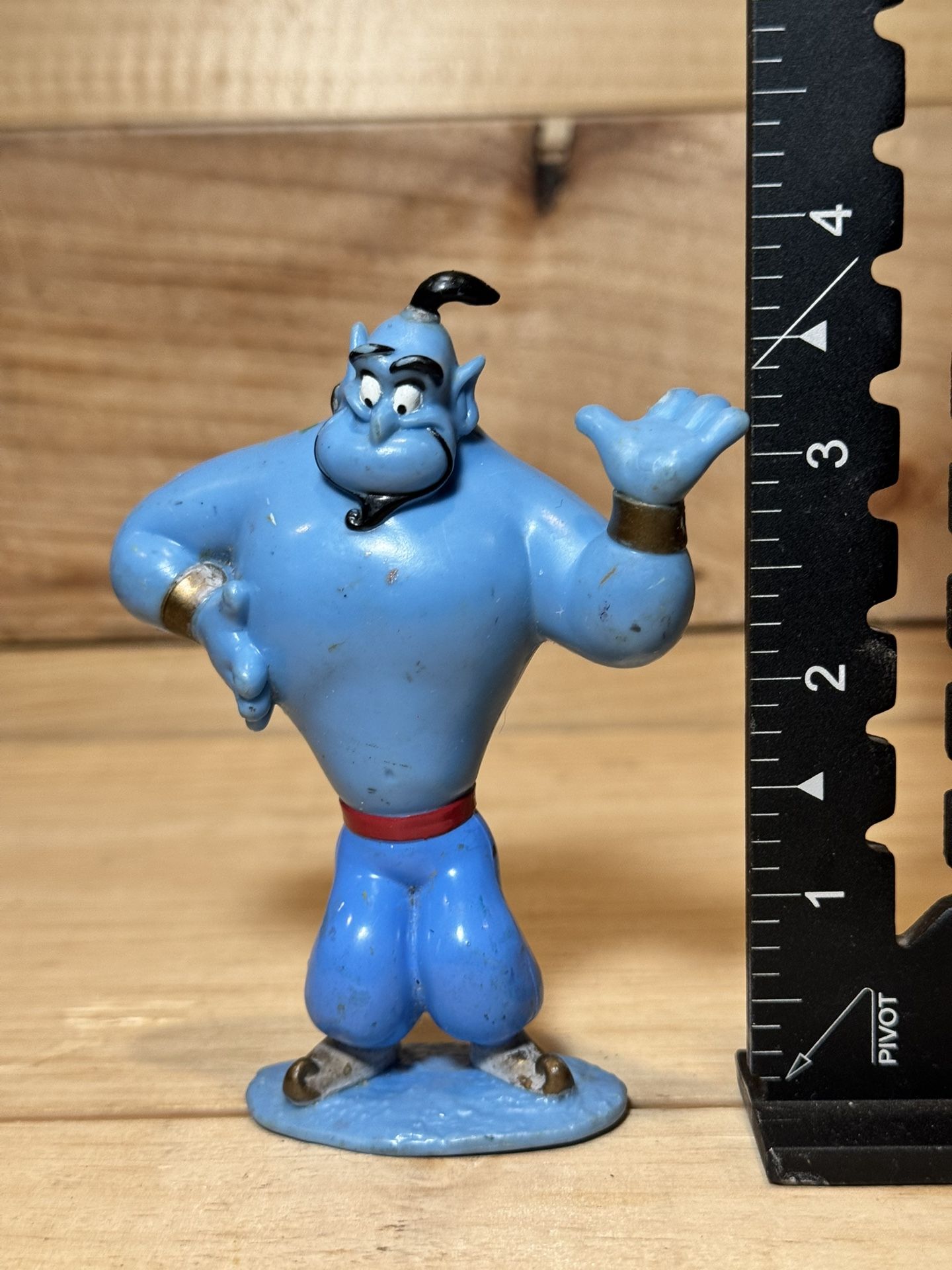 Vintage Disney's Aladdin Movie Genie 4" Tall Toy PVC Figure 1992 by Mattel