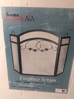 Fireplace screen - new