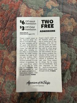 Aquarium of the Pacific Coupon