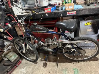 Gas powered bike