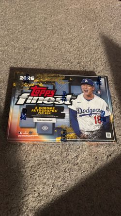 2026 Topps Finest Baseball Hobby Box Sealed
