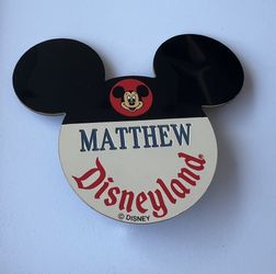 Disneyland, Mickey Ears Name Badge- Matthew